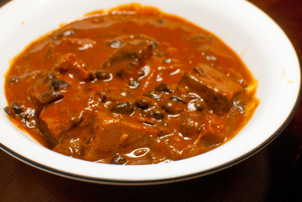 Sweet Potato and Black Bean Chili in a bowl